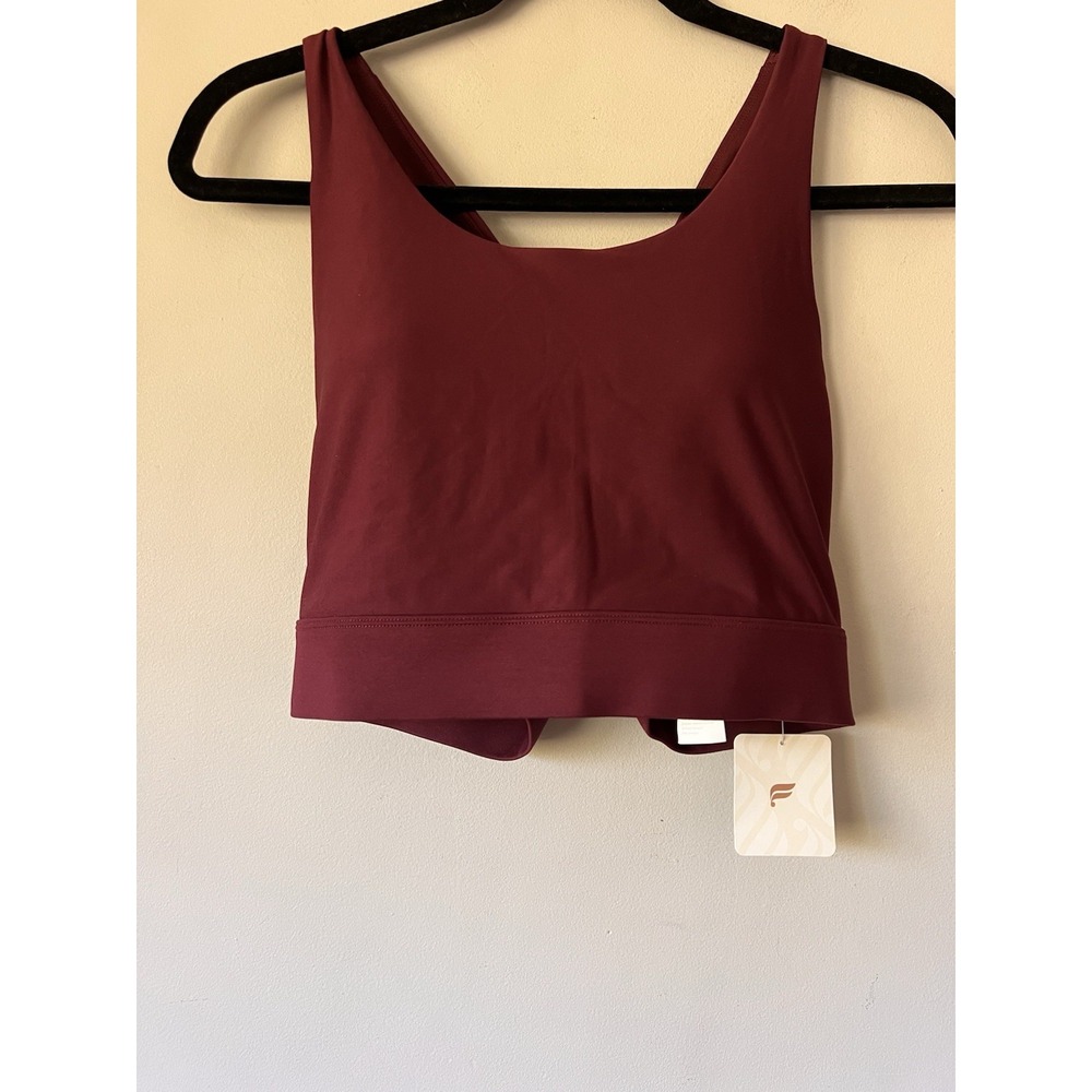 NWT Fabletics No-Bounce High Impact Sports Bra Size XL Merlot NEW Fall